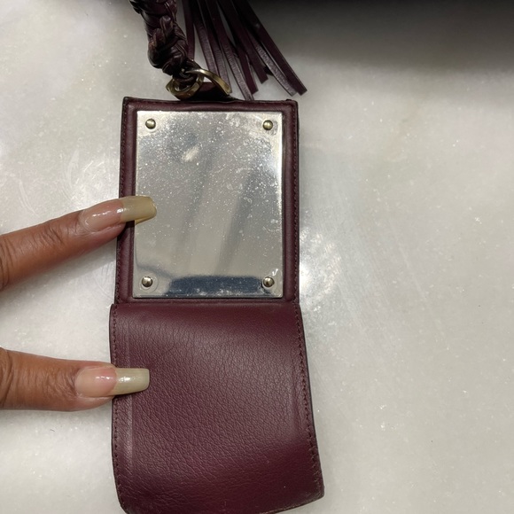 Salvatore Ferragamo Ferragamo Red Gancini Leather Satchel Dark red - Picture 14 of 17